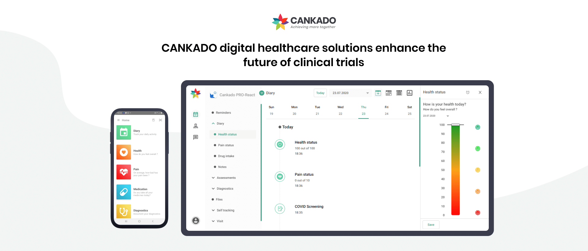 CANKADO digital healthcare solutions enhance the future of clinical trials