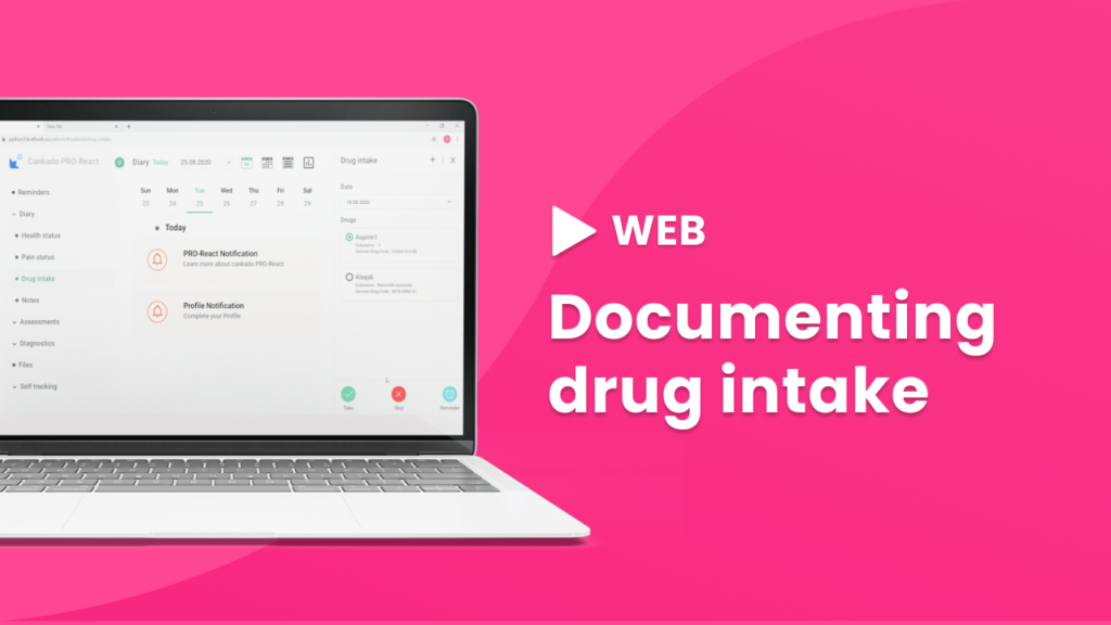 WEB - Documenting drug intake 1